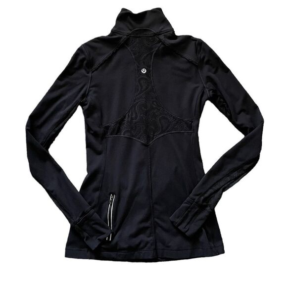 LULULEMON Star Runner Pullover Black Size 6 - Picture 2 of 12